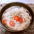 ナピト's cooksnap of when they made 即席トマトスープうどん.