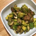 ymnmy's cooksnap of when they made アボカドとマッシュルームのバター醤油炒め.