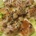 こむぎぱくぱく's cooksnap of when they made 簡単♪鶏もものごまマヨガーリックソテー.