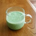 msft5632's cooksnap of when they made 朝食に！小松菜とパインの甘酒スムージー.
