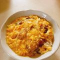 犬飼ってる's cooksnap of when they made 鶏から揚げの卵あんかけ丼.