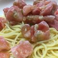 gbgbgb's cooksnap of when they made 冷凍トマトで冷製トマトパスタ.