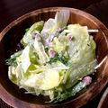 Yu0615's cooksnap of when they made 超簡単♪サラミと水菜のシーザー風サラダ☺.