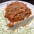 ☆sinnkuro★'s cooksnap of when they made 簡単2分でもう1品♡コチュツナ冷や奴.