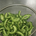 gbgbgb's cooksnap of when they made 苦くてもすごくおいしい☆ゴーヤの下処理法.