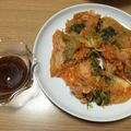 美琉來姫's cooksnap of when they made ナムルの残りをチヂミに！.