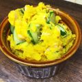 卵せんべい's cooksnap of when they made レンジでカボチャのサラダ♪.