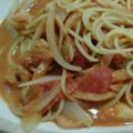 介心庭's cooksnap of when they made 簡単♡シーフードトマトクリームパスタ.