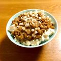 ハンナぽ's cooksnap of when they made 簡単5分！あっさり納豆豆腐丼♪.