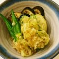 COOKVOC's cooksnap of when they made ナスとオクラのさっぱりポン酢和え.