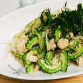 もぐドン's cooksnap of when they made ゴーヤ・みょうがと大根の鶏肉さっぱりあえ.