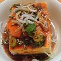 R☆K's cooksnap of when they made 焼肉のタレと卵黄で簡単！豆腐ユッケ.