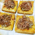 かえま's cooksnap of when they made めっちゃ旨♪絹揚げの納豆チーズ挟み焼き♡.