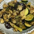 きよし☆'s cooksnap of when they made ＊ご飯すすむ♪鶏肉とズッキーニ茄子炒め＊.
