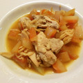 パンダなみ's cooksnap of when they made 美肌効果抜群！鶏肉と西瓜の皮の旨煮.