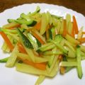 ジョングレ's cooksnap of when they made 簡単☆お弁当にも！じゃがにんきゅうり炒め.