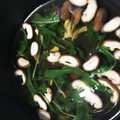 クックZFZCA0☆'s cooksnap of when they made 椎茸軸と菜の花のお吸い物.