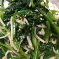 ノッケオ's cooksnap of when they made しゃきしゃき！ほうれん草とえのきのナムル.