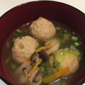 おつね's cooksnap of when they made ＊鶏の肉団子と白菜のおかずスープ＊.