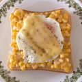 もなかまん's cooksnap of when they made 簡単！初心者のコーンマヨエッグトースト.