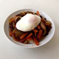 Blue＊＊'s cooksnap of when they made 韓国風すき焼き丼.