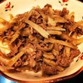 kocochama's cooksnap of when they made 牛肉とゴボウのピリ辛煮.