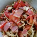 とろんち's cooksnap of when they made トマトと塩昆布の和えるだけ冷製パスタ.