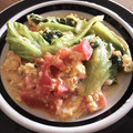 ミトン母ちゃん's cooksnap of when they made 簡単5分朝ご飯♪たまご＆トマトの炒め物.