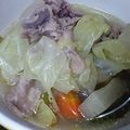 unico913's cooksnap of when they made ★豚とキャベツの辛味スープ★.