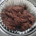 藍川咲's cooksnap of when they made 卵・バター不使用♪ココアマフィン.