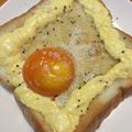 クック67A4QR☆'s cooksnap of when they made ★満足★パパッと カルボナーラ風トースト.