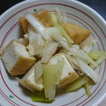 なおつん0802's cooksnap of when they made 厚揚げと長ねぎのとろみ生姜味噌炒め.