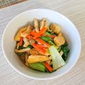 cyororina's cooksnap of when they made 鶏胸肉と青梗菜の中華炒め.