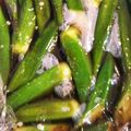 mochad's cooksnap of when they made 時短★麺つゆかけてナスとオクラの焼き浸し.