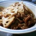 ホワイト♪'s cooksnap of when they made れんこんと豚肉の炒め煮.