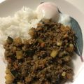 maicoro1980's cooksnap of when they made 超簡単♪　温玉がとろーり　ドライカレー.