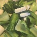 にゃんこりんご's cooksnap of when they made イカとブロッコリーとチンゲン菜の炒め物.