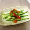 りなるな。's cooksnap of when they made オクラとトマトのサラダ.