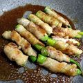 はちのすけ♪'s cooksnap of when they made アスパラの肉巻き甘辛タレ.