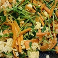料理作造's cooksnap of when they made 豆苗とにんじんのマスタードマヨ醤油炒め.