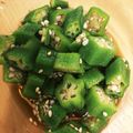 ♡♡（＾Ｏ＾）♡♡'s cooksnap of when they made もう一品に オクラの胡麻和え.