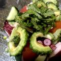 wnemu801's cooksnap of when they made ✿タコとゴーヤのマリネ✿.