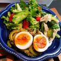 pika21's cooksnap of when they made ゴーヤと半熟卵のピリ辛サラダ.