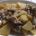 きらり流れ星's cooksnap of when they made 甘辛豚肉と新じゃが炒め.