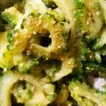 るん♪るん♪'s cooksnap of when they made ゴーヤのごまあえ.
