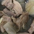 クックLYYTIX☆'s cooksnap of when they made 豚バラ肉と玉ねぎの煎り酒煮.