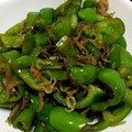 maaaipo's cooksnap of when they made ちりめんとピーマンのごま油炒め.