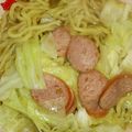 クック2SI6IC☆'s cooksnap of when they made キャベツとウインナーの中華そば.