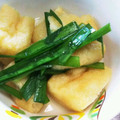 手作り★ママ's cooksnap of when they made 薄揚げと小松菜の煮もの.