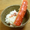 chou*'s cooksnap of when they made 簡単すぎっ！贅沢かにご飯.